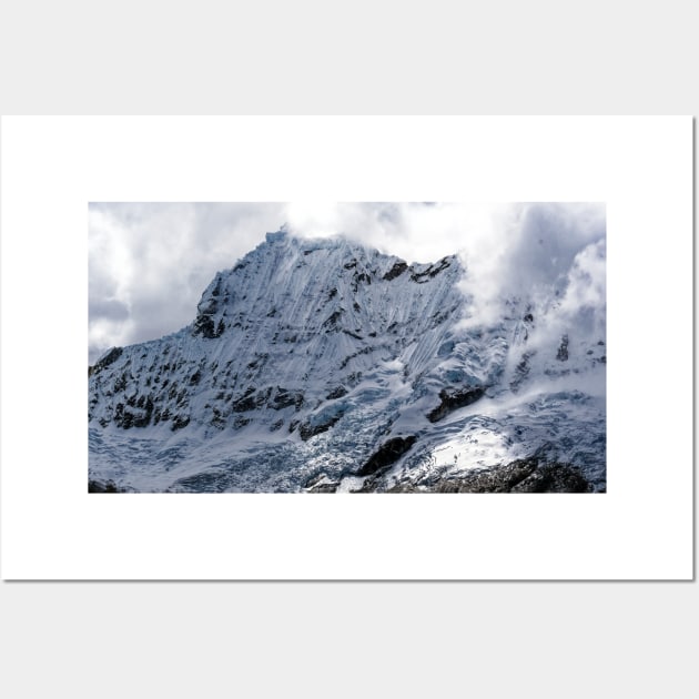 Challenging Andes Mountain in Peru Wall Art by stevepaint